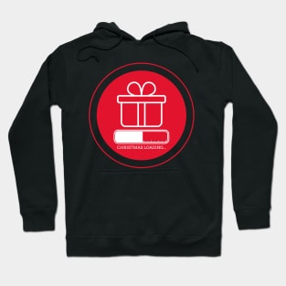 Loading... Christmas Gift xmas Festive Holiday Costume Red Secret Santa Gift Artwork Hoodie